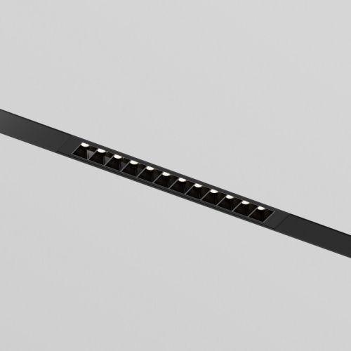 Трековый однофазный светильник Denkirs Simple Grill (Симпле Грилл) DK8201-BK