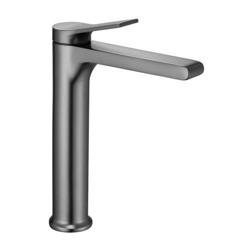 Смеситель для раковины Shevanik S8311T на столешницу оружейная сталь