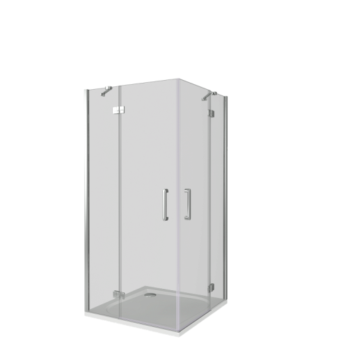 Душевой уголок Good Door SATURN СА00015 100х100 стекло прозрачное профиль хром без поддона