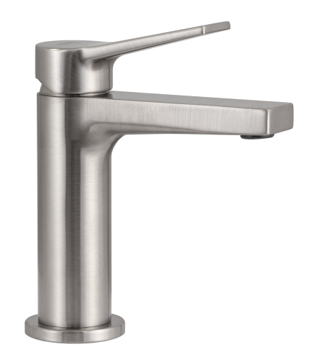 Смеситель Remer Slash & Dot SL12XV на раковину нержавеющая сталь