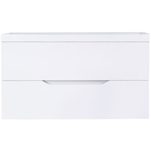 Тумба с раковиной Orange Line Li-100Tuw+RA100 100х50 цвет белый