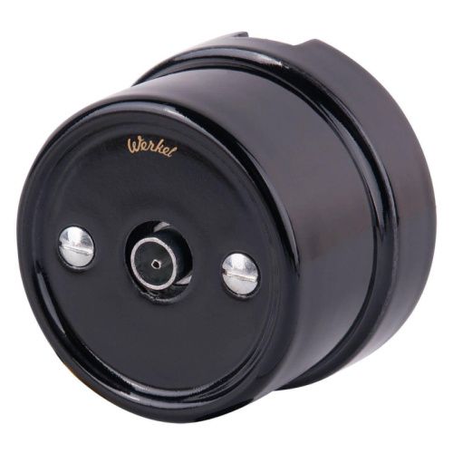 ТВ розетка Werkel Retro черный (Ретро черный) 4690389100819