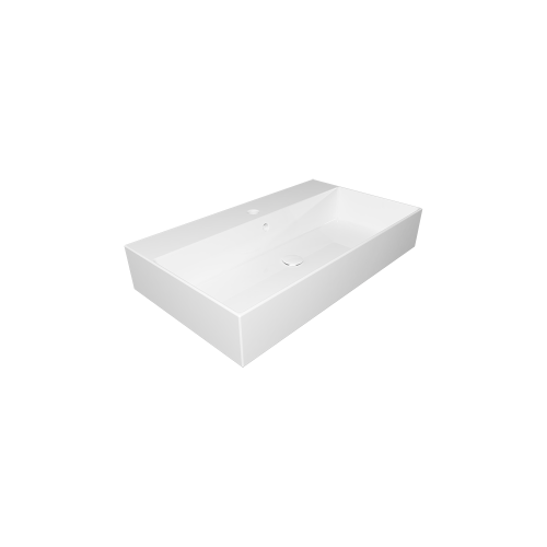Раковина GSG Ceramic Design Zenith 80см ZELAVBW80000 накладная цвет белый