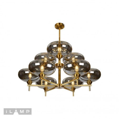 Люстра подвесная iLamp Rivoli (Риволи) 6607/9 GD