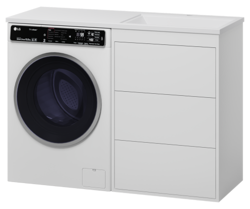 Тумба под раковину Brevita Grafit GRA-01060-023Я 59х46х86