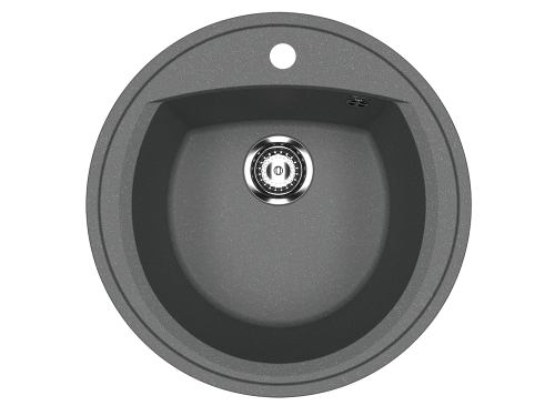 Кухонная мойка Ulgran Classic U-603-343 52х52 цвет антрацит