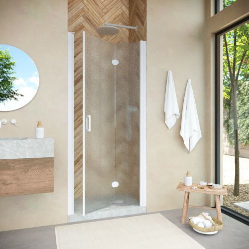 Душевая дверь Vegas-Glass GPS NOVO GPS NOVO 95 01 02 R 95х190 стекло рифленое профиль белый