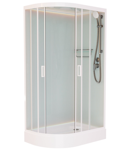 Душевая кабина Frank 412214 120х80 с крышей ориентация правая Душевая кабина Frank 412214 120х80 с крышей ориентация правая