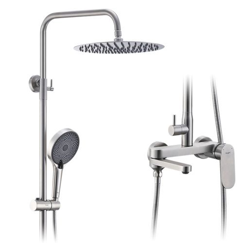 Душевая стойка Raglo R10.24.05 настенная цвет сатин