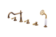 Смеситель RavSlezak MK464.5PSM на борт ванны бронза