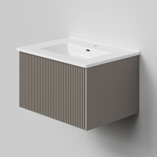 Тумба под раковину La Fenice Terra FNC-01-TER-C-60 59х45х35 подвесная цвет бежевый матовый