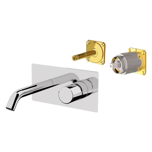 Смеситель для раковины Daniel Trilogy TG632KBCR встраиваемый в стену хром