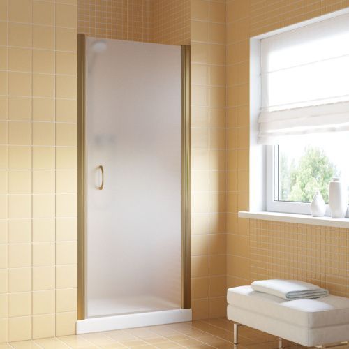 Душевая дверь Vegas-Glass EP LUX EP LUX 60 05 10 R 60х200 стекло матовое профиль бронза