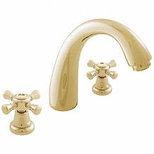 Смеситель RavSlezak MORAVA RETRO MK333.5Z на раковину золото