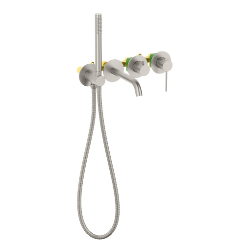 Смеситель для ванны и душа Timo Saona 2314/13YSM встраиваемый в стену никель без термостата