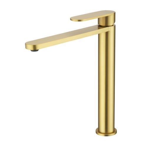 Смеситель Raglo R10 R10.15.03 на раковину сатин золотой