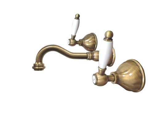 Смеситель для раковины Webert Dorian DO750404065 настенный бронза