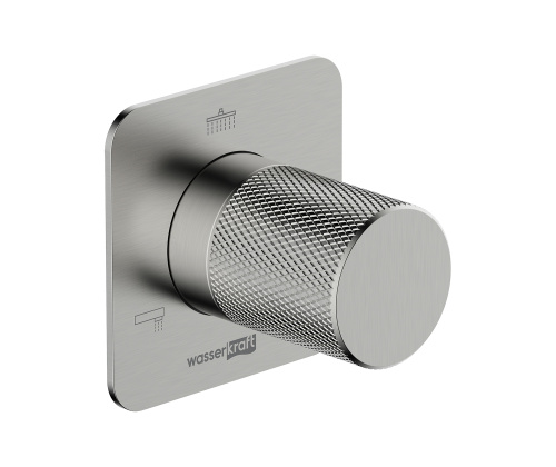 Переключатель на 3 выхода WasserKRAFT Tauber 6400 A297 встраиваемый никель