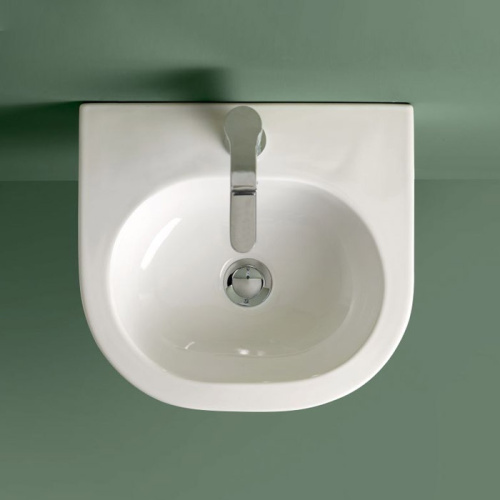 Раковина Kerasan FLO 40 см 314901*1 подвесная цвет белый