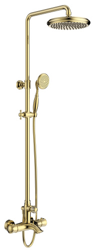 Душевая стойка AltroBagno Beatrice AltroBagnoBeatrice030408Or настенная цвет золото Душевая стойка AltroBagno Beatrice AltroBagnoBeatrice030408Or настенная цвет золото