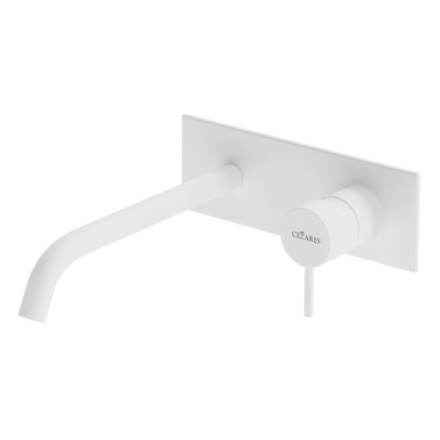 Смеситель Cezares LEAF LEAF-BLI1-20-L-BIO встраиваемый белый матовый