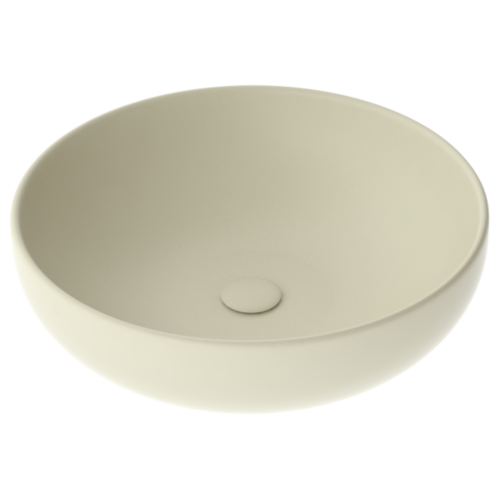 Раковина керамическая GSG Ceramic Design Easy EALAVRO45015 45х45 накладная цвет пергамон матовый
