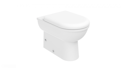 Чаша унитаза приставная Creavit Selin SL350-00CB00E-0000 цвет белый без сиденья