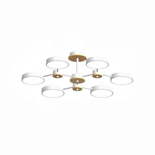 Люстра на штанге LED4U L3216-730 WH