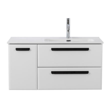 Тумба под раковину Cezares ECO-CER ECO-CER-N-1000-2C-1A-SO-BL-R 100х45,7х50