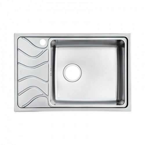 Кухонная мойка IDDIS Reeva REE71SRi77 72х48 цвет хром поверхность глянцевая