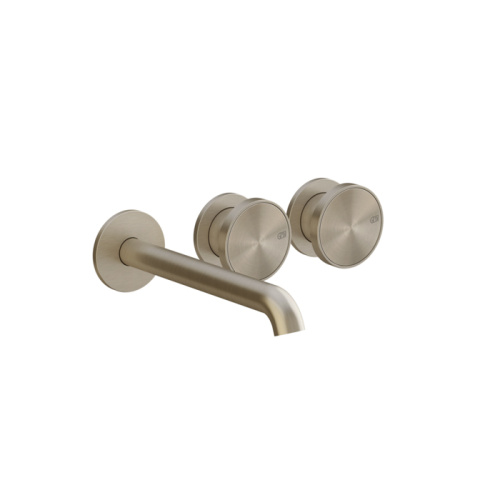 Смеситель для раковины Gessi Origini 66090#149 встраиваемый в стену никель (внешняя часть)