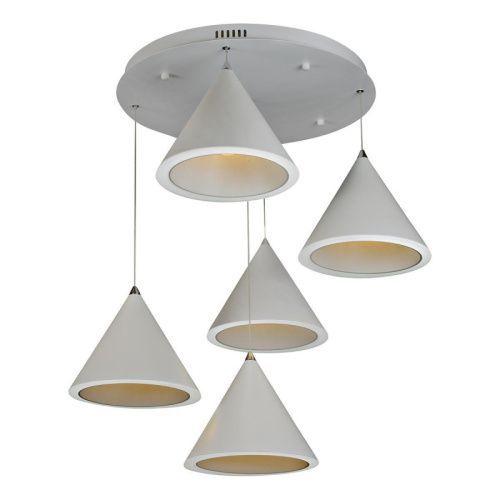 Люстра подвесная iLedex Moon (Моон) WL8858-5 WH