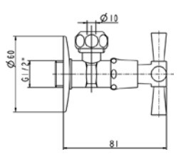 Вентиль Jado New Haven L4048AA