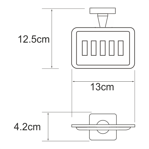 Мыльница WasserKRAFT 3969 - фото 5