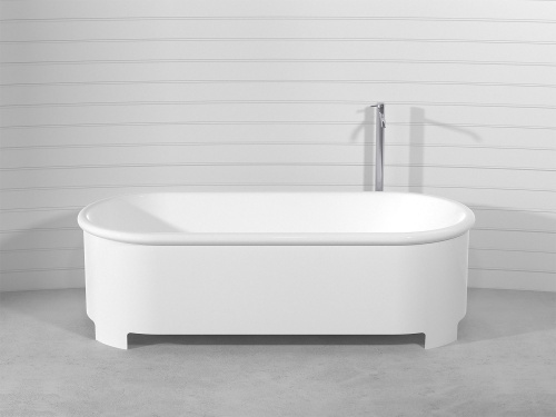 Ванна из искусственного камня Technova Deco VATDE 175х75 отдельностоящая овальная