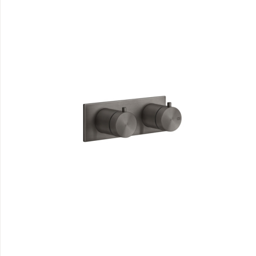 Смеситель для душа Gessi Gessi316 54034#707 встраиваемый в стену черный с термостатом (внешняя часть)
