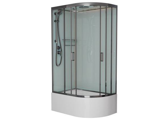 Душевая кабина Frank 187009 120х80 с крышей ориентация левая Душевая кабина Frank 187009 120х80 с крышей ориентация левая