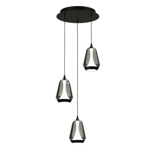 Светильник подвесной Delight Collection MD24001011-3A black/smoky