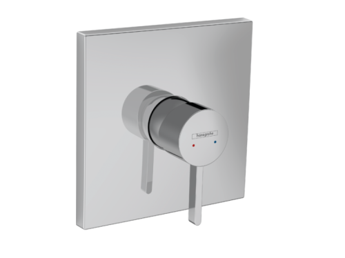 Смеситель Hansgrohe Finoris 76615000 настенный встраиваемый хром без термостата