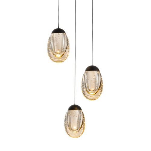 Светильник подвесной Delight Collection MD25090022-3A matt black/champagne