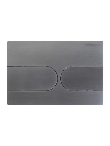 Клавиша смыва механическая BelBagno  BB-11-GM цвет оружейная сталь