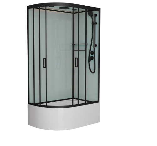 Душевая кабина Frank 153009 120х80 с крышей ориентация правая Душевая кабина Frank 153009 120х80 с крышей ориентация правая