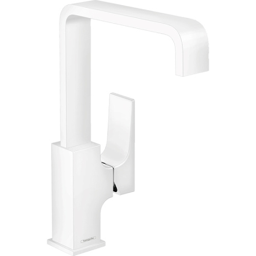 Смеситель Hansgrohe 32511700 на раковину/столешницу белый матовый без термостата