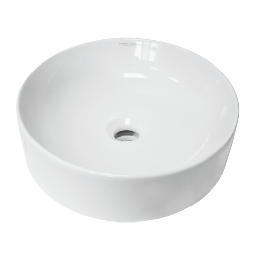 Раковина Sanita Luxe Best Slim 40 см WB.CT/Best/40-N.Slim/WHT.G/S1 накладная цвет белый