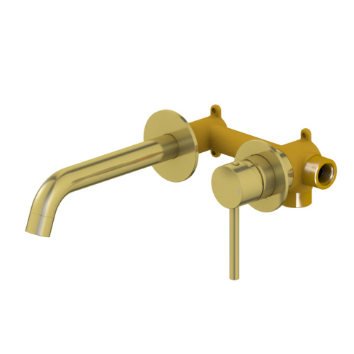 Смеситель для раковины Timo Saona 2372/17SM встраиваемый в стену золото матовое