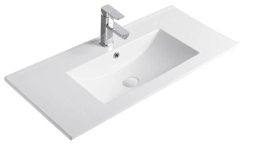 Раковина Gid Integrado 91 см NYJ803-90 (71112) встраиваемая цвет белый