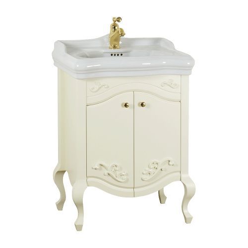 Тумба под раковину Migliore IMPERO 25965 60х48х75 напольная цвет светло-бежевый