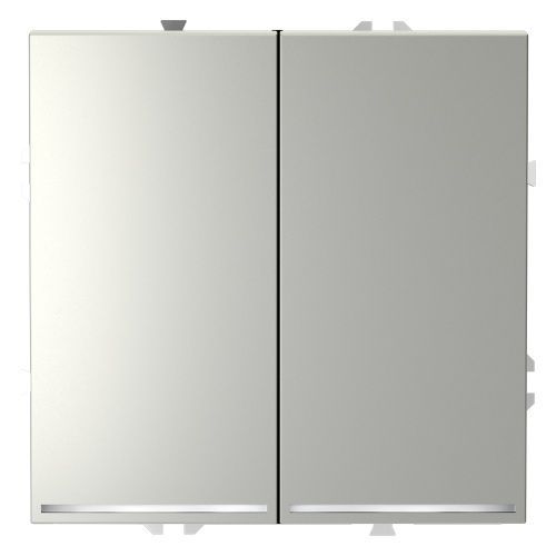 Проходной переключатель двухклавишный с подсветкой VOLTUM S70 VLS020405