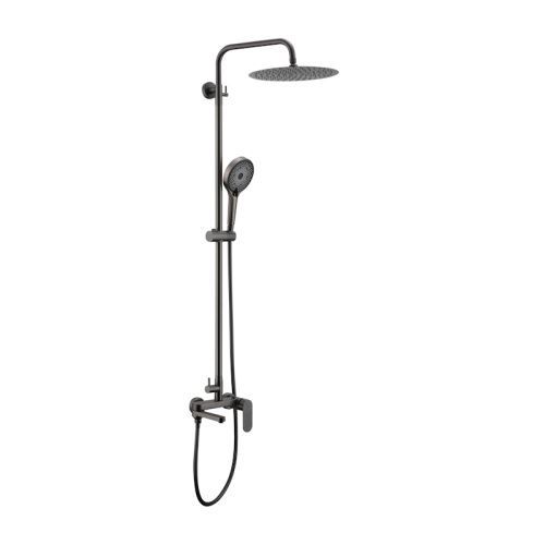 Душевая стойка Raglo R10.24.09 настенная цвет графит