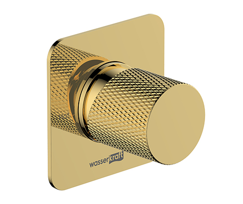 Смеситель для душа WasserKRAFT Ems 7600 7651 встраиваемый золото